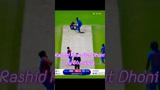 Dhoni Revenge💥💥🇮🇳🇮🇳By Rashid Khan#cricket #india #dhoni #shortsfeed #shorts #worldcup