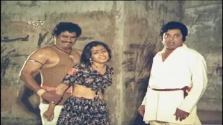 Chandru Enjoyed Prabhakar Sister in front of Family | Jiddu Kannada Movie | Kannada Super Scenes