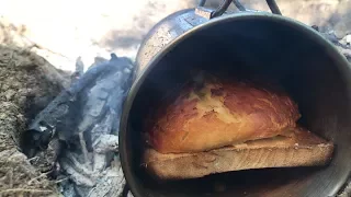 Baking with a Plank and a Bushpot