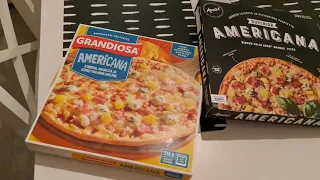 Americano pizza testi: Grandiosa vs apetit