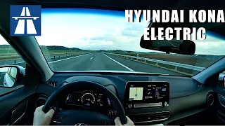 2020 Hyundai Kona electric | 100kW / 136PS | POV Top Speed/Acceleration Drive on German Autobahn