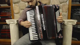 WELTMONTEHEL120BK - Black Forest Weltmeister Monte 41 Helikon Piano Accordion LMMM 41 120 $4999