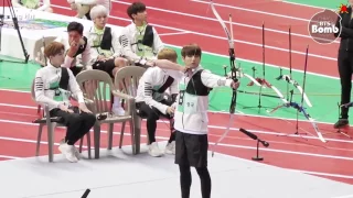 [ENG SUB] [BANGTAN BOMB] BTS' Archery episode @ 2016 ISAC