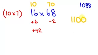 Multiplication trick using estimation