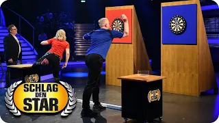 Speed-Darts | Ruth Moschner vs. Alexander Herrmann | Spiel 9 | Schlag den Star