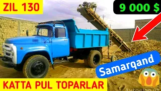 ZIL 130 PUL TOPARLAR 🇺🇿 SAMARQAND VILOYATIDAN SIZ SOʻRAGAN VIDEO 🎥