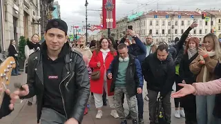 ПИТЕР!!! ❤️😊 ВАЕНГА - КУРЮ! КЛАССНАЯ ВЕЧЕРИНКА С КАВЕР ГРУППОЙ АЙДАХО НА НЕВСКОМ ПРОСПЕКТЕ!🥁#id_aho