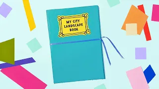 Make a Cardboard City Landscape Book