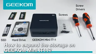 The Tutorial Video of Expand the Storage of GEEKOM Mini IT11
