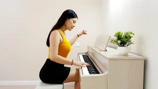 ARTIK & ASTI - Девочка танцуй |Караоке,Текст|Пианино|Piano Cover|Популярная музыка на фортепиано