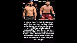 Prediction for Dominick Reyes vs Jan Prochazka UFC Fight Night and Betting