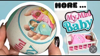 👶 MoRe MY MINI BABY 👶 Silicone Dolls ZURU 5 Surprise Balls Unboxing & Review