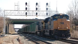 Almost 2 Hours Of CSX Freight Trains