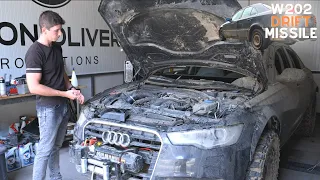 Water in the engine. Will the A6 survive? + Drift Missile Project