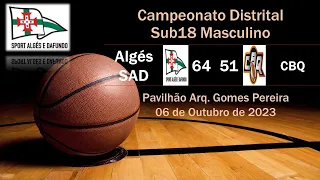 Sub18 M Algés SAD - CBQ