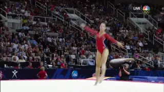 Aly Raisman Floor Exercise 2016 Olympic Trials Day 1