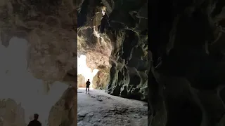 Beautiful Black island, cave.Busuanga Coron, Palawan Philippines