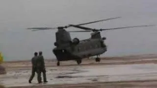 Chinook and RAF Falcons Southport Airshow 2007