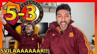 [RIGORI e DELIRIO in LIVE] ROMA-FEYENOORD 5-3: SVILAAAAR‼️ ODDIOOOOOOO‼️