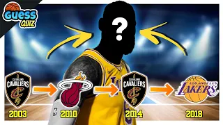 GUESS THE NBA PLAYER FROM THEIR TRANSFERS 🏀🏀🏀 NBA Quiz 2022