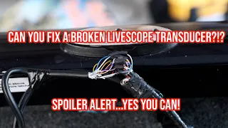 Can you fix a broken Garmin Livescope cable?!? Sure ya can!