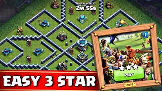 How To Complete 10 Years of Clash Challengel easy  3 star 2019 Map | Coc 10 Years of Clash