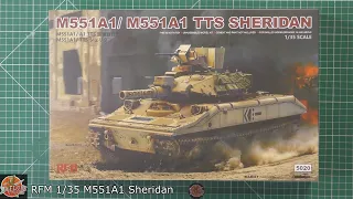 RFM 1/35 M551A1 Sheridan review