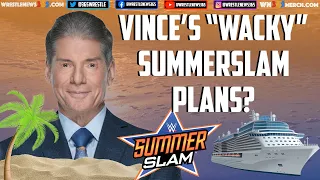 "WACKY" SummerSlam plans by Vince McMahon? WWE to rent a cruise ship or beach? | UFC Fight Island