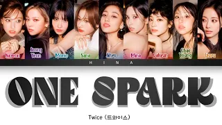 TWICE (트와이스) - ONE SPARK - Color Coded Lyrics (Hang/Rom/Eng)