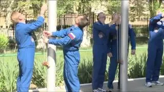 ISS Expedition Crews 40 and 41 Practice for Space Launch in Baikonur, Kazakhstan