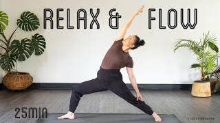 Whole body relax & flow | Gentle yoga | 25min
