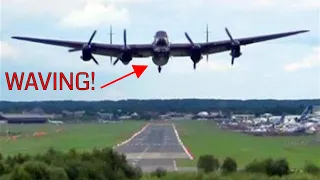 🇬🇧 Goosebumps As Glorious Sounding WW2 Lancaster Bomber Takes off With Spitfire Lead.