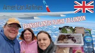 Transatlantic Flight to London England on American Airlines what is it like? Tudor Court Hotel