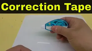 How To Use Correction Tape-Full Tutorial