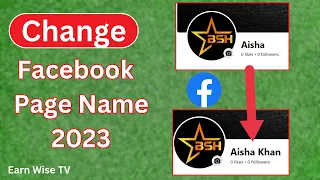 How To Change Facebook Page Name (2023 Full Updated) Full Guide | #Change_Facebook_Page_Name