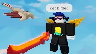 This Bird Kit is pretty funny.. lol (Roblox Bedwars)