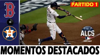 Red Sox vs. Astros  - MLB Serie de Campeonato Liga Americana 2021 | Resumen (Partido 1)