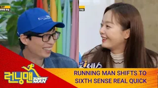 When Running Man shifts to Sixth Sense Real Quick [Running Man Episode 599]