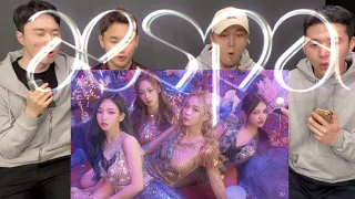 ENG) Korean boys react to aespa 에스파 'Black Mamba' MV TEASER REACTION/REVIEW