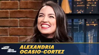 Rep. Alexandria Ocasio-Cortez Talks Trump's Arraignment and GOP Defending Him