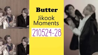 Jikook moments from 210524 - 210528 | Butter comeback jikook special