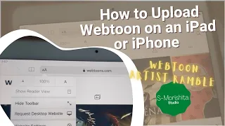 How to Upload Webtoon on Mobile ~Webtoon artist Tech Hack Tips