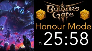 Baldur's Gate 3 - Honour Mode in 25:58