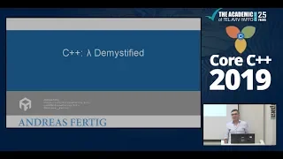 Core C++ 2019 :: Andreas Fertig :: λ Demystified