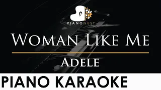 Adele - Woman Like Me - Piano Karaoke Instrumental Cover with Lyrics