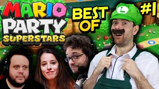 MARIO PARTY SUPERSTARS #1 feat. Antoine Daniel, Mynthos & AngleDroit (Best-of Twitch)