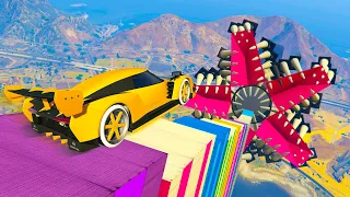 ESTA MEGA RAMPA TE COME! TENGO MIEDO!! - GTA V ONLINE