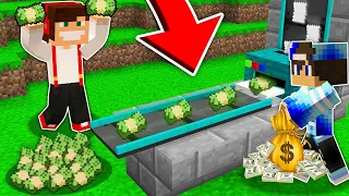 MINECRAFT ALE ZBUDOWALIŚMY MASZYNĘ DO ROBIENIA PIENIĘDZY?! GPLAY & LAKI