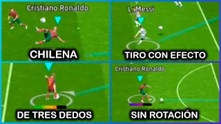 ¿Cómo hacer TODOS los DISPAROS en EFOOTBALL MOBILE 2024? // CHILENA, ASCENDENTE, VASELINA Y MAS