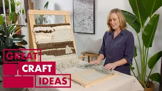 How to Make Your Own WEAVING Loom | CRAFT | Great Home Ideas